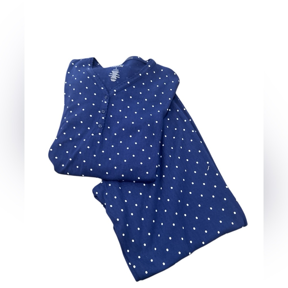 Croft & Barrow Pajama Set Women’s Size Small Blue and White